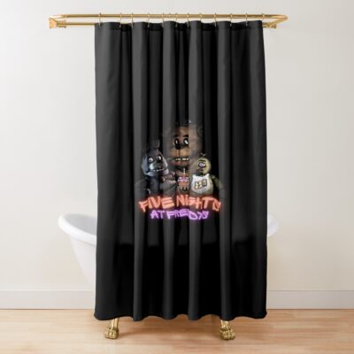 Five Nights At Freddy S Design Shower Curtain