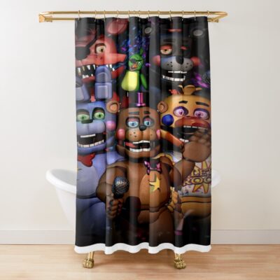 Fnaf Security Breach Shower Curtain