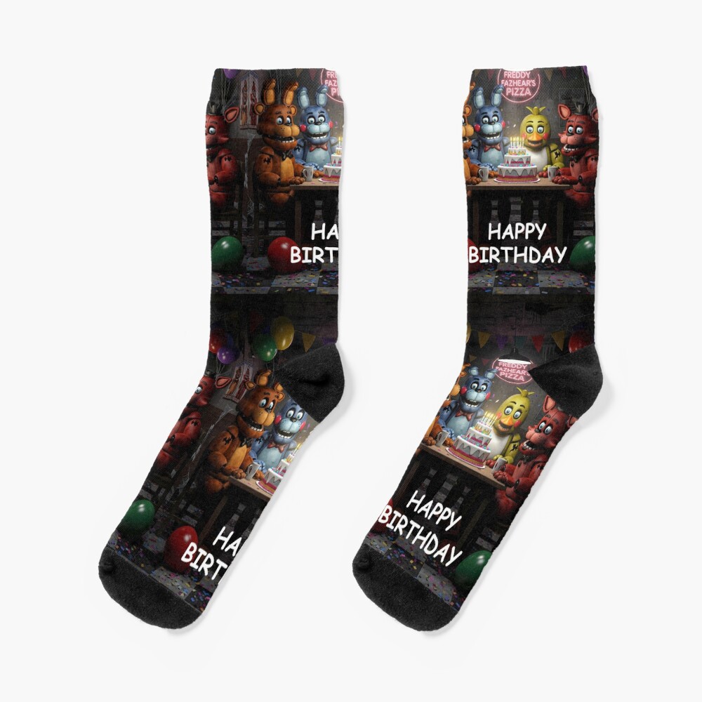 Five Nights At Freddy's Birthday Sock