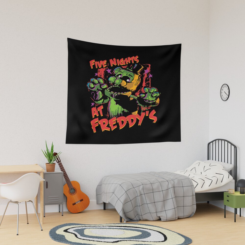 Five Nights At Freddy_s Phantom Freddy Tapestry