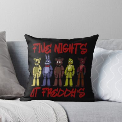 Five Nights At Freddy S Ominous Throw Pillow