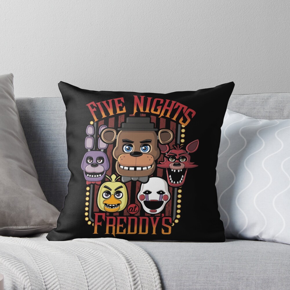 Five Nights At Freddy's Funny Throw Pillow